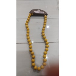 Collana di perle giallo